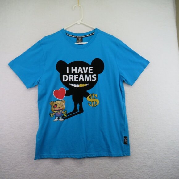 Switch Remarkable T Shirt Mens Size Extra Large Bear I Have Dreams Dollar Sign - Picture 1 of 11